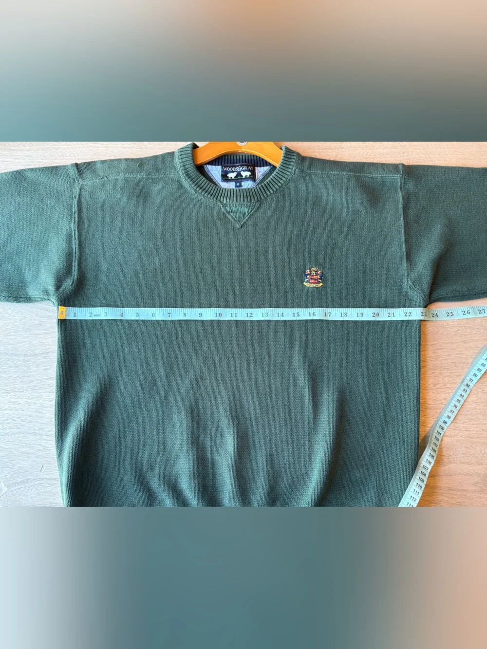 Vintage Knit Crewneck Sweater Woods & Gray